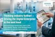 Thinking industry further! Driving the Digital Enterprise ...files.messe.de/abstracts/89522_uni_SiemensIndustrial_Pioneers_Summit.pdf · Thinking industry further! – Driving the