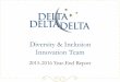 Diversity & Inclusion Innovation Team - Tri Delta · • Phyllis Grissom and the 2014-2016 Executive Board • Our outstanding staff partners: Karen White, Mari Ann Callais, Stefan