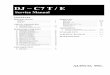 DJ – C7 T / E - textfiles.compdf.textfiles.com/manuals/SCANNERS-A-E/Alinco_DJ-C7 VHF-UHF Porto... · 2 SPECIFICATIONS General Type DJ – C7T DJ-C7E VHF 144.000 – 147.995MHz 144.000