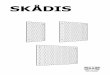 SKÅDIS - ikea.com · 2 ENGLISH As wall materials vary, screws for fixing to wall are not included. For advice on suitable screw systems, contact your local specialised dealer