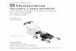 Owner's Manual Husqvarna - Sears Parts Direct · Owner's Manual Husqvarna ROTARY 875 Series Briggs & Stratton Power-Propelled 21" Multi-Cut Engine Model No. 917.374454-Espa_ol, p