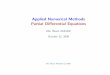 Applied Numerical Methods Partial Diﬀerential Equationsmohsin/sme3023/000.abu.notes/chapter-10-PDE/0sme3023... · Applied Numerical Methods Partial Diﬀerential Equations Abu Hasan