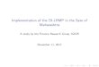 Implementation of the DI-LRMP in the Sate of Maharashtra · Implementation of the DI-LRMP in the Sate of Maharashtra A study by the Finance Research Group, IGIDR November 11, 2017