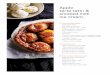 Apple tarte tatin & smoked milk ice cream. · a gentle flow of smoke from the back of the barbecue. Pre-cool the Ice Cream Maker and follow manufacturer instructions to churn the