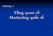 Tổng quan về - dl.ueb.edu.vndl.ueb.edu.vn/bitstream/1247/17180/1/Tong quan ve marketing quoc te.pdf · Marketing tại thị trường Việt Nam và tại Lào, Campuchia mức