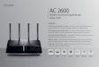 Archer C2600 Datasheet 1 - dustinweb.azureedge.net · Highlights ˜ 4-Stream for the Fastest Wi-Fi Speeds – The Archer C2600 reaches the fastest max speeds available over its 2.4GHz