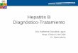 Hepatitis B Diagnóstico-Tratamiento · Hepatitis B Diagnóstico-Tratamiento Dra. Katherine González Lagos Hosp. Clínico U de Chile Cl. Santa María