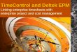 TimeControl and Deltek EPM · used for internal or actual cost vs. external or billing cost. Project and Non-project time TimeControl can track both project items from the scheduling