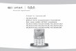 User’s manual - att.vtp-media.comatt.vtp-media.com/ecp/documents/product_Product/1848/7256/SL80108_CIB... · User’s manual SL80108 DECT 6.0 expansion handset for use with AT&T