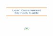 Lean Government Methods Guide - leangovcenter.com lean-methods-guide[1].pdf · Lean enables environmental agencies to work more effectively and efficiently to protect human health