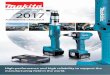 Satisfy Professional’s Needs H.O.: Makita Power Tools ... · Double Insulation Variable Speed Reversing Brake Carrying Case Built-in Job Light Electronic 2-Speed Electronic 3-Speed