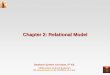 Chapter 2: Relational Model - db-book.com · Database System Concepts, 5th Ed. ©Silberschatz, Korth and Sudarshan See  conditions on re-use Chapter 2: Relational Model