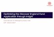 Optimising the Discover England Fund Application through ... · Optimising the Discover England Fund Application through Insight One Minute To Midnight & Maru/ edr ... (e.g. walking,