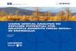 USING SPATIAL ANALYSIS TO EXPLORE POTENTIAL FOR …reddplus.mn/eng/wp-content/uploads/2018/05/MULTIPLE-BENEFITS-FROM-REDD... · Supporting planning for REDD+ in Mongolia at the aimag