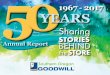 STORIES Annual Report BEHIND - sogoodwill.org · Charles & Rebecca Versteeg Jr., Tom & Julie Ware, Linda Weider, and Colletta Young. 2017 Financial Statement COMMITMENT TO OUR COMMUNITY