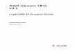 AXI4-Stream FIFO v4 - xilinx.com · AXI4-Stream FIFO v4.1 7 PG080 April 6, 2016 Chapter 2 Product Specification Standards This core complies with the following both the AMBA® AXI4-S