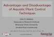 Advantages and Disadvantages of Aquatic Plant Control ... · John D. Madsen Geosystems Research Institute Mississippi State University jmadsen@gri.msstate.edu Advantages and Disadvantages