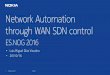 Network Automation through WAN SDN control - esnog.net SDN_NOKIA... · IP Routing & Packet Core IP networking solutions for advanced residential, business and mobile services spanning