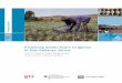 Financing Small-Scale Irrigation in Sub-Saharan Africa2006)_Financing_Small-Scale... · Zusammenarbeit - GTZ - GmbH) to undertake this study on ‘financing small-scale irrigation