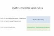 Instrumental analysis - beta.chem.uw.edu.plbeta.chem.uw.edu.pl/people/AMichalska/AI/Wyklad_1_en.pdfInstrumental analysis/ Analiza instrumentalna Aparatus signal dependent analysis