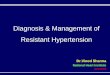 Diagnosis & Management of Resistant Hypertension - DocNetdocnet.co.in/uploads/doc_images/doc_125/training/Diagnosis_Magment_of...Diagnosis & Management of Resistant Hypertension Dr.Vinod