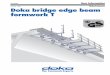 999770002 GB Method statement Doka bridge edge beam … · User information Doka bridge edge beam formwork T System overview Doka bridge edge beam formwork T- the fast manual bridge