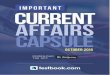 Current Affairs Monthly Capsule I 1st October Current ... · Priscilla Chan and Mark Zuckerberg, Ma Huateng, Yuri and Julia Milner, and Anne Wojcicki. Suheil Tandon won IOC Grant