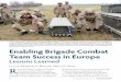 Enabling Brigade Combat Team Success in Europe · of Army Lessons Learned) and Karbler’s “Lessons Learned from the Russo-Ukrainian War” are good primers and are recommended
