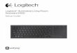 Logitech® Illuminated Living-Room Keyboard K830 · Loitech Illuinated iinoo eoard 830 4 Deutsch Einrichten der Tastatur 1. Schließen Sie den Unifying-Empfänger an Ihr Notebook