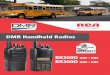 DMR Handheld Radios - RCA Communications Systems · Cost-Effective DMR Digital Portable Two-Way Radio Compact, versatile and cost-effective, the BR300D Series of radios is completely