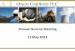 Annual General Meeting 21 May 2014 - Oracle Power PLC · PAKISTAN ENERGY YEARBOOK – PROJECTED SUPPLY DEFICIT 7 • Demand for electricity in Pakistan is projected to outstrip supply