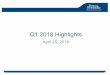 Q1 2018 Highlights - investors.bostonscientific.cominvestors.bostonscientific.com/~/media/Files/B/Boston-Scientific-IR/documents/... · – Entered definitive agreement to acquire