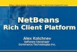 NetBeans · What is it ? NetBeans IDE • Java SE • Web & Java EE • Mobility • UML • SOA • Ruby • C / C++ • Glassfish / Tomcat NetBeans RCP • Generic Application