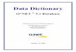 O*NET Data Dictionary 5 · O*NET Data Dictionary 5.1 October 15, 2003 Introduction This document provides a reference to the files available in the O*NET 5.1 Database