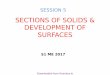 SECTIONS OF SOLIDS & DEVELOPMENT OF SURFACESktunotes.in/wp-content/uploads/2018/02/...AND-DEVELOPMENT-OF-SURFACES.pdf · Problem 1: A pentagonal prism , 30 mm base side & 50 mm axis