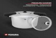 PRESSURE COOKER - kitchenshop.ro · this point, lower the temperature if level 1 (45-55 kPa or 6.5-8 psi) is the recommended cooking level for the food you are cooking. If the recommended