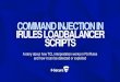 COMMAND INJECTION IN IRULES LOADBALANCER SCRIPTS · Can store and handle multiple sessions for backend servers Customers write their own iRules to define the load balancer behaviour