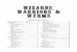 Wizards Warriors & Wyrmswizardslore.weebly.com/uploads/4/3/6/1/4361144/ · Wizards, Warriors & Wyrms: Basic Rules Character Creation Abilities All characters possess 6 basic Abilities;