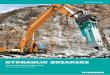 Hydraulic BrEaKErS - indiaearthmovers.comindiaearthmovers.com/pdf/EVERDIGM Attachments Breaker Catalogue.pdf · Prime series are silenced type breakers that are developed for environment