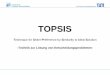 TOPSIS - fwl.wi.tum.de · Technische Universität München Effizienz relative Effizienz Vergleich der Alternativen untereinander, da die absolut effizienteste nicht bekannt ist
