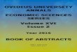 OVIDIUS UNIVERSITY ANNALS ECONOMIC SCIENCES SERIES …stec.univ-ovidius.ro/html/anale/ENG/2016/ANALE vol 16 issue_2_abstracts2.pdf · ovidius university annals economic sciences series