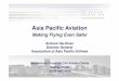 Asia Pacific Aviation - aapairlines.org · • Some States at risk of failing USOAP-CMA with findings of Significant Safety Concerns • Several Asian countries already subject to