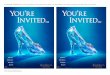 Cinderella Invitations Fill in the invitations, then print ... · Cinderella Invitations Fill in the invitations, then print and cut them out. Send them in A7-sized envelopes and