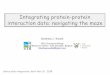 Integrating protein-protein interaction data: navigating ... · Omics data integration, Gent Nov 19, 2018 . Genome-scale protein interaction (PPI) networks: an embarrassment of riches