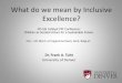 What do we mean by Inclusive Excellence? - SiS Catalystarchive.siscatalyst.eu/sites/default/files/4th SiS Catalyst PPI Conference final.pdfWhat do we mean by Inclusive Excellence?
