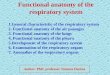 Functional anatomy of the respiratory systemanatomiaomului.old.usmf.md/wp-content/blogs.dir/68/files/sites/68/2014/...Functional anatomy of the respiratory system 1.General characteristic