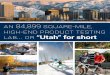 An 84,899 squAre-mile, high-end product testing lAb or ... · An 84,899 squAre-mile, high-end product testing lAb... or “Utah” for short AdAm bArker e ric Schr A mm douglAS PulSiPher