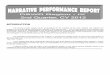 CY 2000 1st Quarter Narrative Performance Analysis · INTRODUCTION The second quarter usually serves as guidepost for the activities for the year, marking new policies and programs