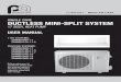 DUCTLESS MINI-SPLIT SYSTEM - perfectaire.us · Digital Display: • Displays the temperature settings when the air conditioner is operational. • Displays the room temperature in