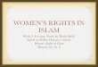 WOMEN’S RIGHTS IN ISLAM - depts.washington.edudepts.washington.edu/hrislam/HR_in_Islam/Lecture_Notes/Entries/2019/2/6...WOMEN’S RIGHTS IN ISLAM Week 5: Lecture Notes by Denis Bašić